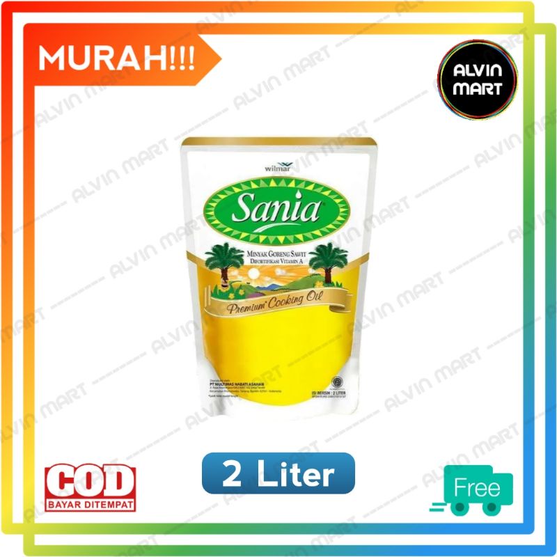 

MURAH!!!SANIA Minyak Goreng 2 Liter