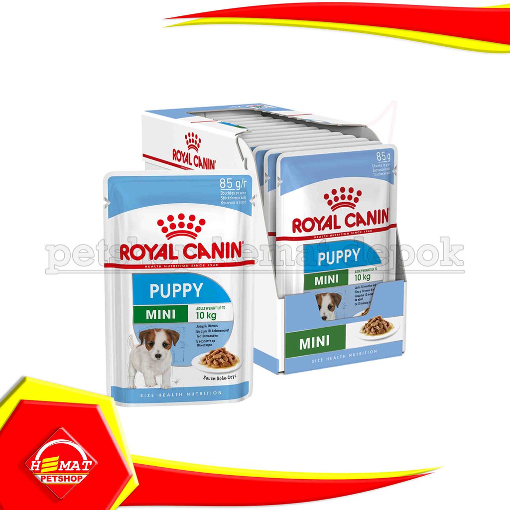 Makanan Anjing Royal Canin Mini Puppy 85 Gram Wet Food 85gr