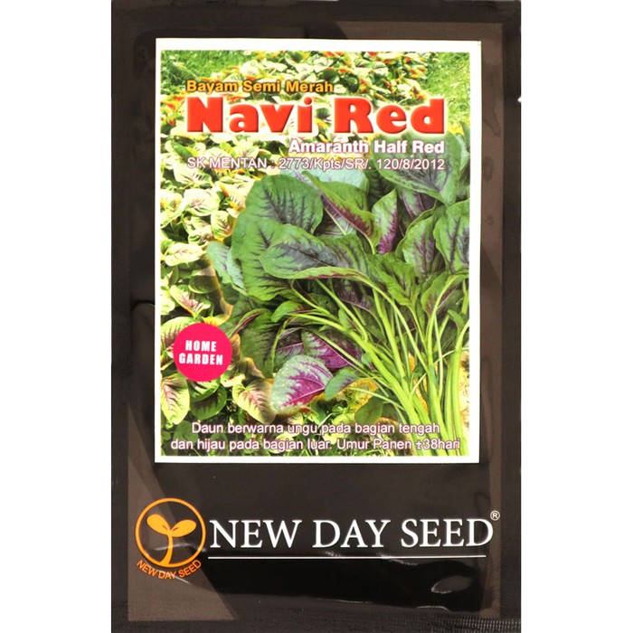 Benih New Day Seed - Bayam Batik Navi Red