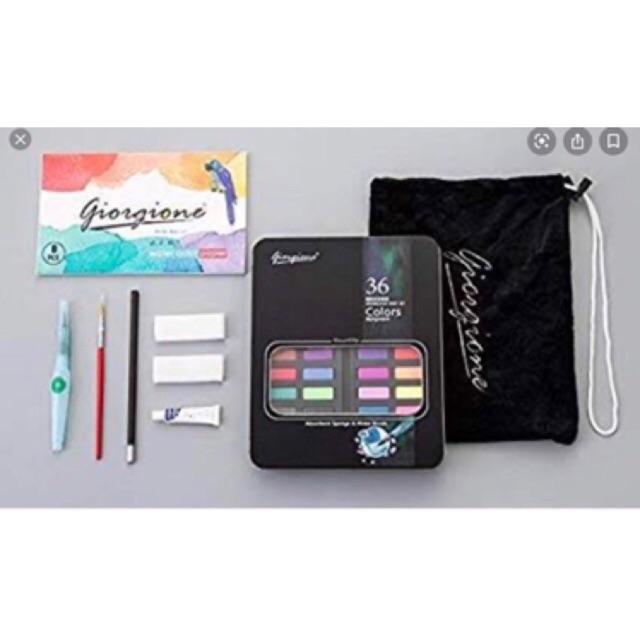 

Giorgione mirip worrison water color 36 tin case complete set