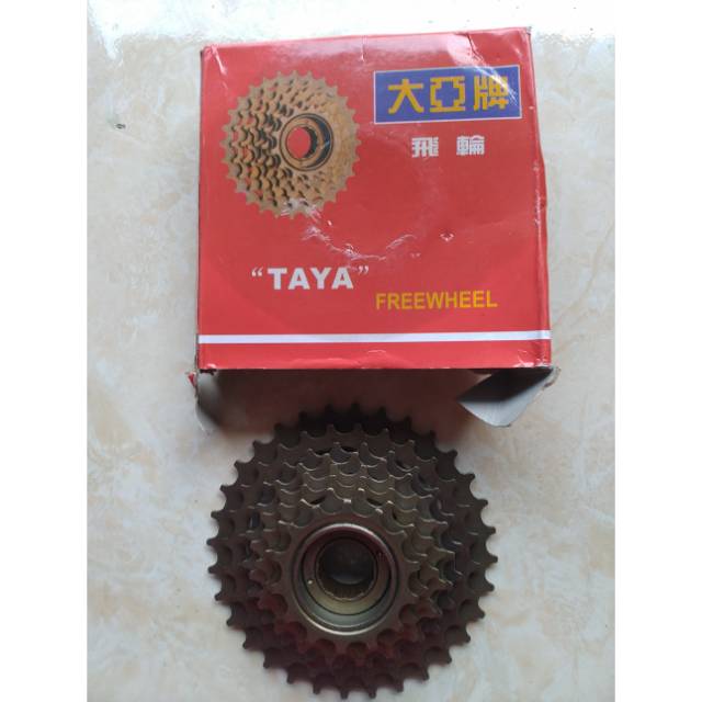 Sprocket ulir 8 speed taya gir belakang free wheel freewheel