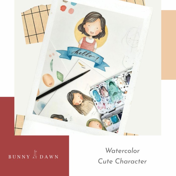 

Produk Terbaru Watercolor Cute Character Class - Bunny At Dawn Workshop