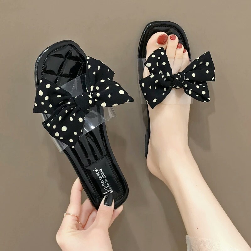 Sepatudari Karin Sandal flat wanita Sol Karet Non Slip KR-SDF0043