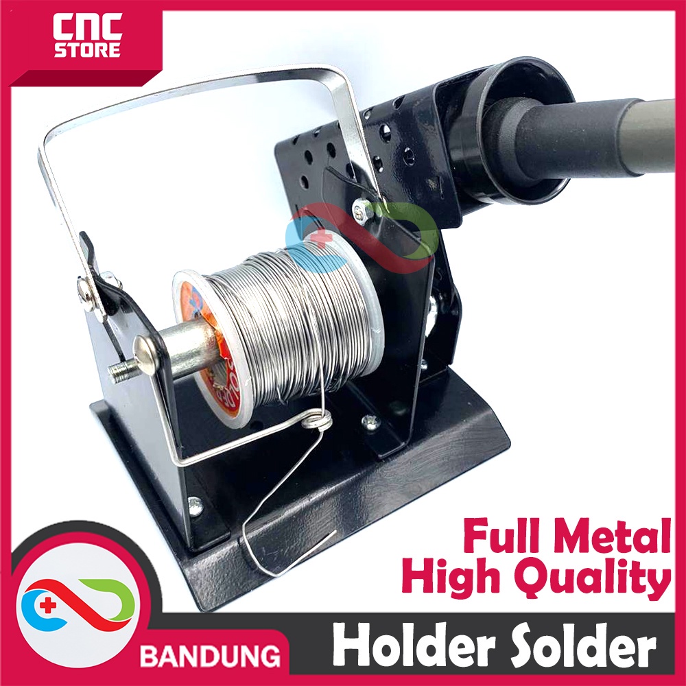 STAND SOLDER DUDUKAN SOLDER HOLDER TIMAH FULL METAL TEMPAT SOLDER HQ