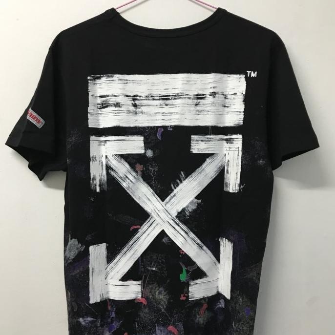 Kaos Baju Offwhite Tee Off White Galaxy (Oversized)