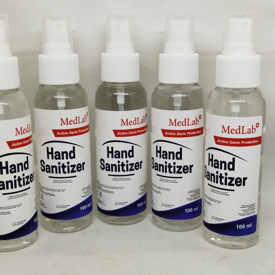 MEDLAB Hand Sanitizer Spray 100ml RESMI KEMENKES