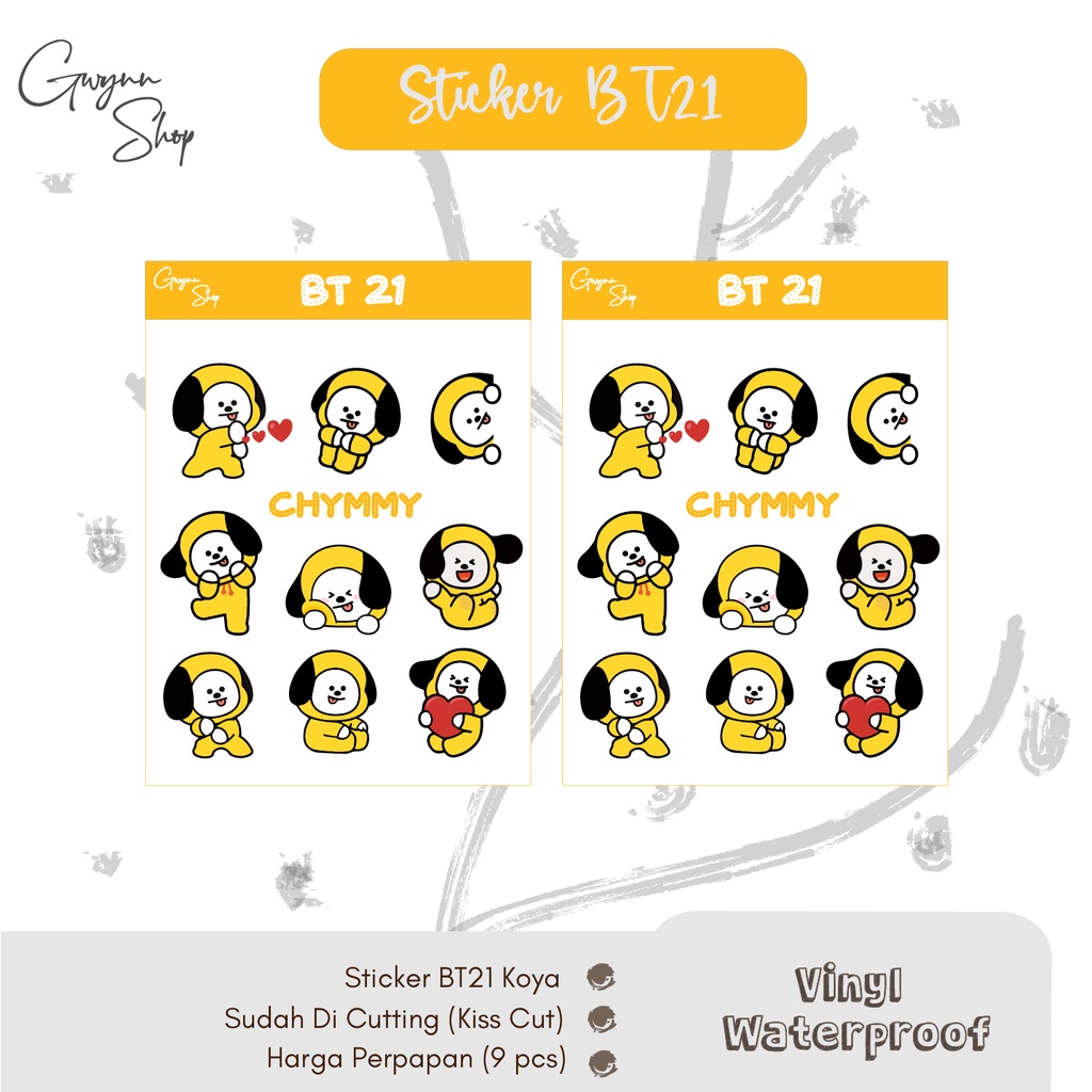 

Stiker BT21 Chimmy (JIMIN)