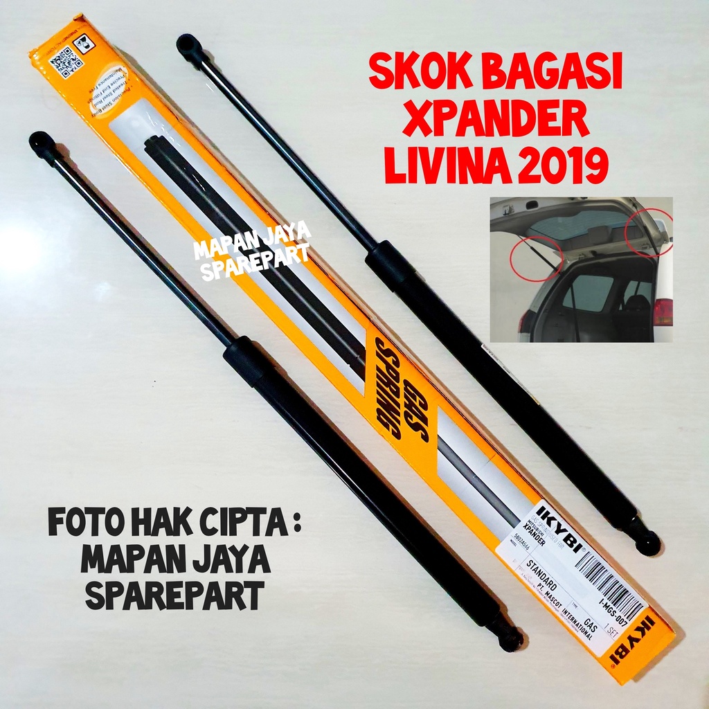 SKOK BAGASI XPANDER LIVINA ALL NEW 2019 IKYBI SHOCK PINTU BELAKANG