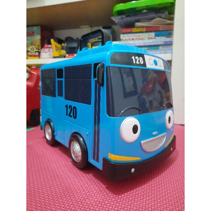 Original Tayo Carry Case by Iconix Korea Mainan Mobil Bus Anak Preloved Not ELC Silverlit Second