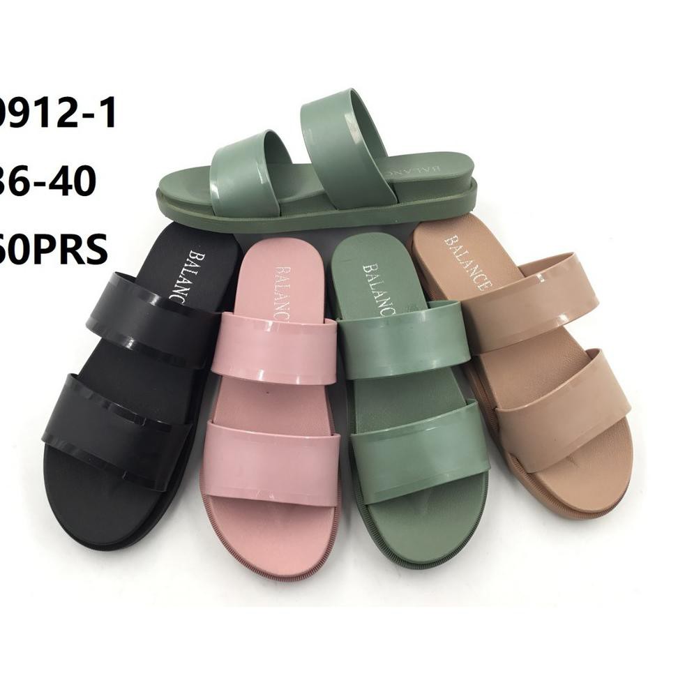 ~ GROSIR SANDAL CEWE~ BALANCE 0912-1/SANDAL JELLY WANITA/SANDAL SLOP BAN DUA ,SLIP SANDAL SANDAL