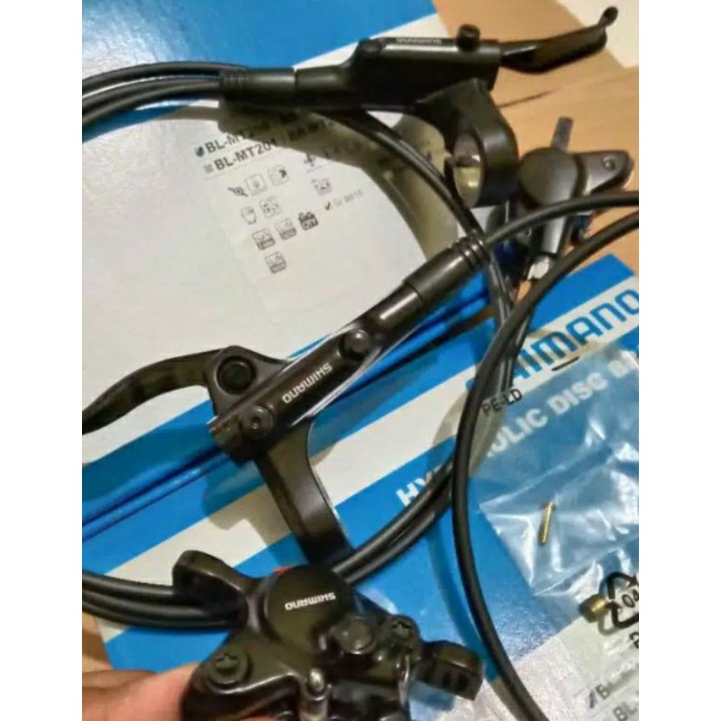 brakeset hidrolik shimano mt210
