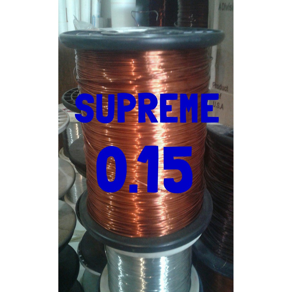 [Stok Ready] Kawat Tembaga email SUPREME 0 15 Diskon