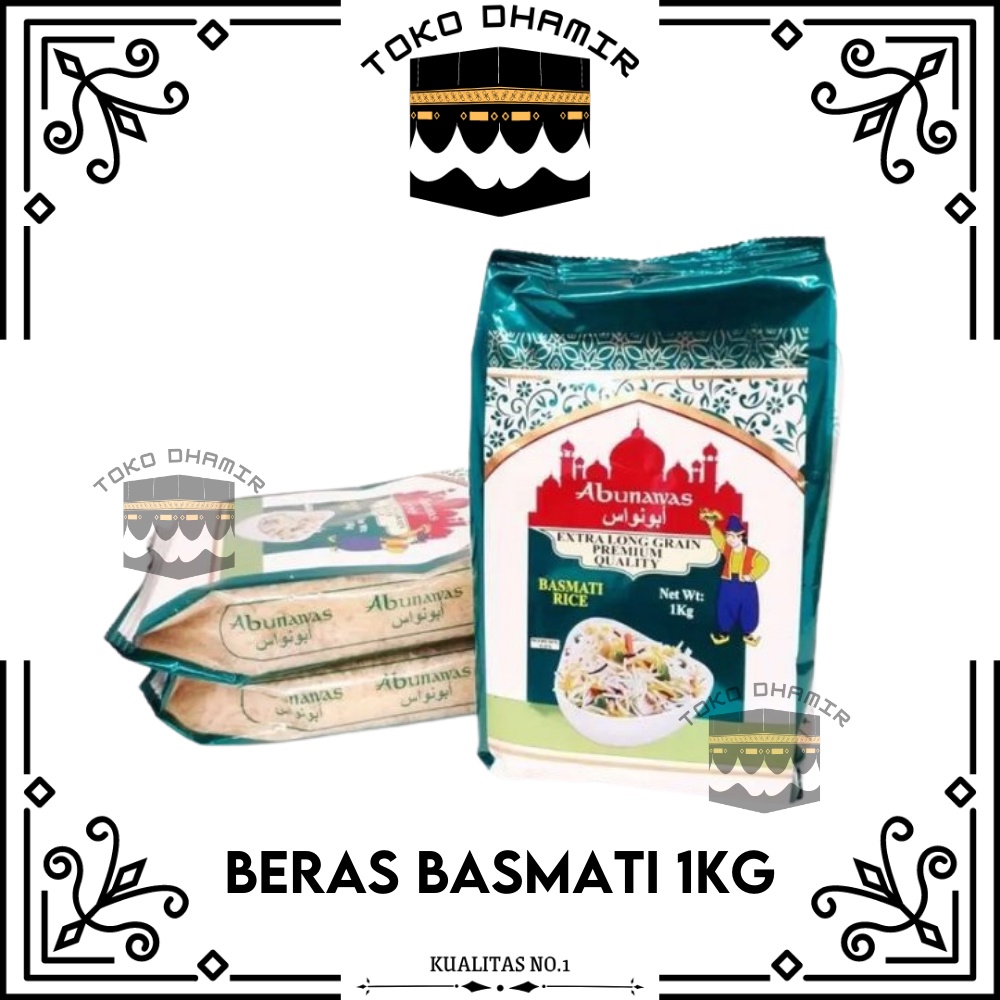 Beras Basmati Abu Nawas Extra Long Original Kemasan 1 kg Rice Premium