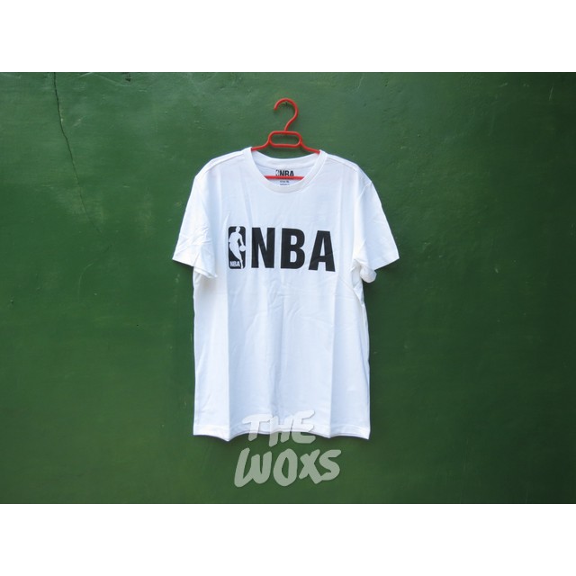 Kaos Basket Original NBA Warna Putih Size Ukuran L & XL