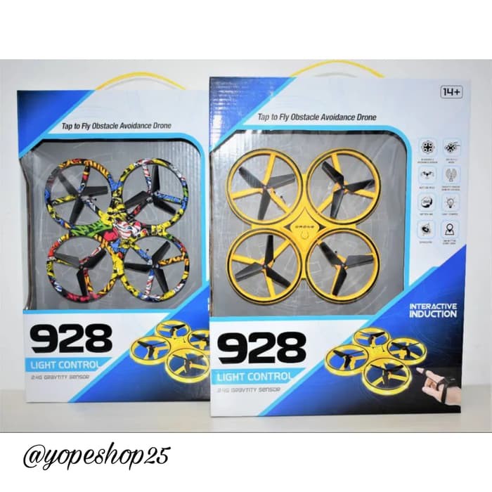Drone 928 - Drones Mini Infrared Induction Hand Control Drones