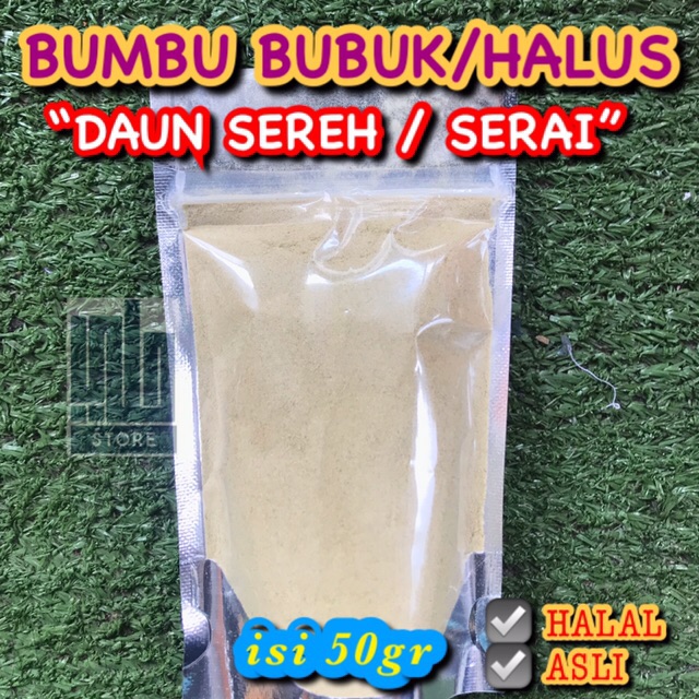 

Bumbu Daun Sereh Bubuk 50gr Bumbu Masak Serai Bubuk Sereh Halus Daun Sereh Giling Bumbu Rempah