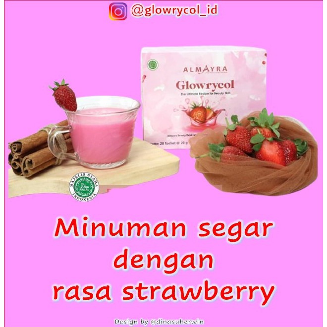 

Glrowrycol Strawberry [kemasan box isi 20 sachet]