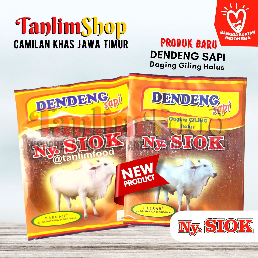 Dendeng Sapi Original / Giling Halus Ny Siok - 200gr