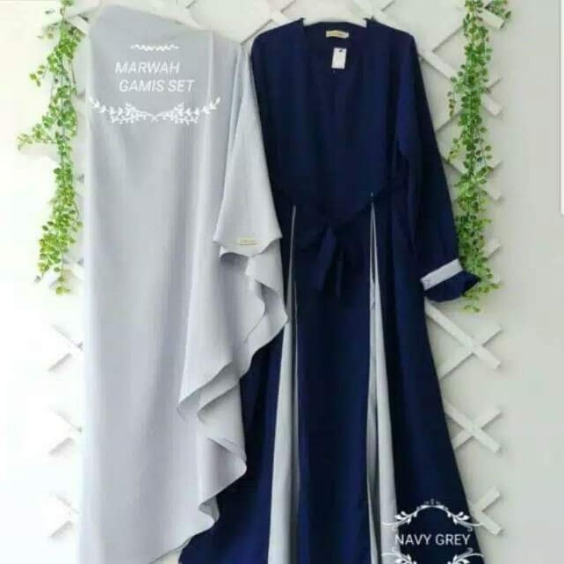 GAMIS MARWAH//SET HIJAB