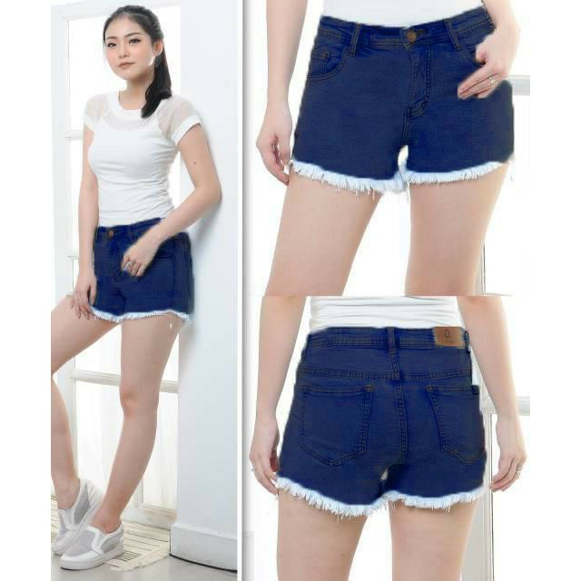 (COD) Hot Pants Rumbai Varian Warna / Celana Wanita / Celana Pendek