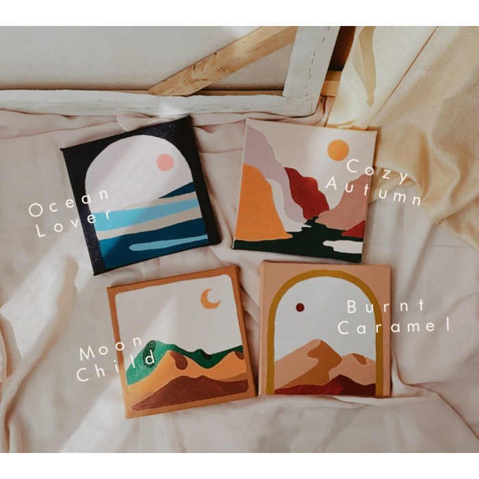 

(TERLARIS) Mini kit bundle sale isi 2,3 dan 4 Paint by number. STUDIO SANJUNIPERO - isi 4, Standard