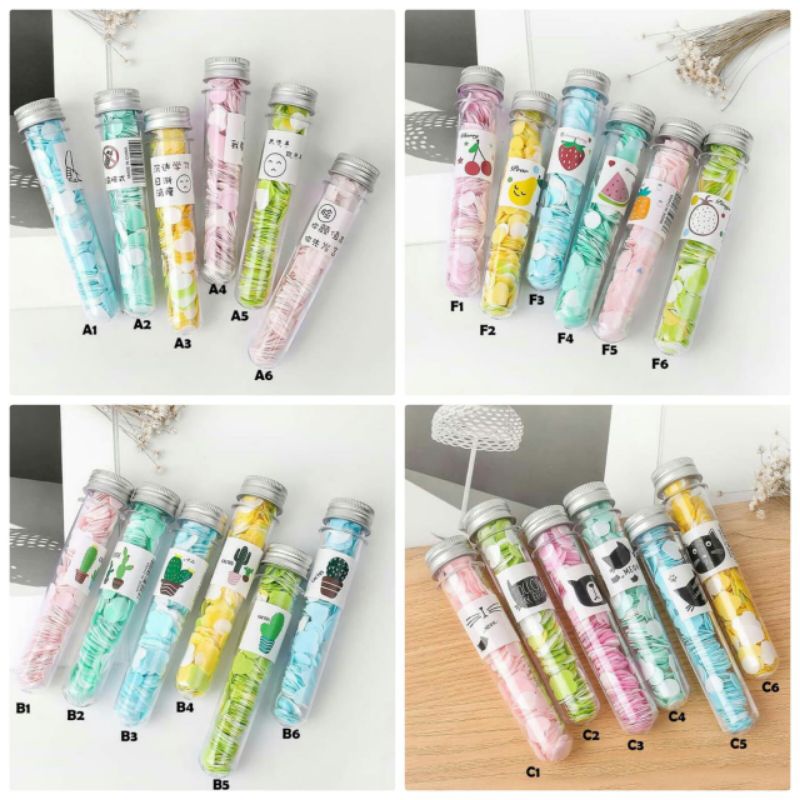 SABUN CUCI TANGAN KERTAS / SABUN KERTAS MINI WANGI DISINFECTANT TOILET PAPER SOAP TABUNG