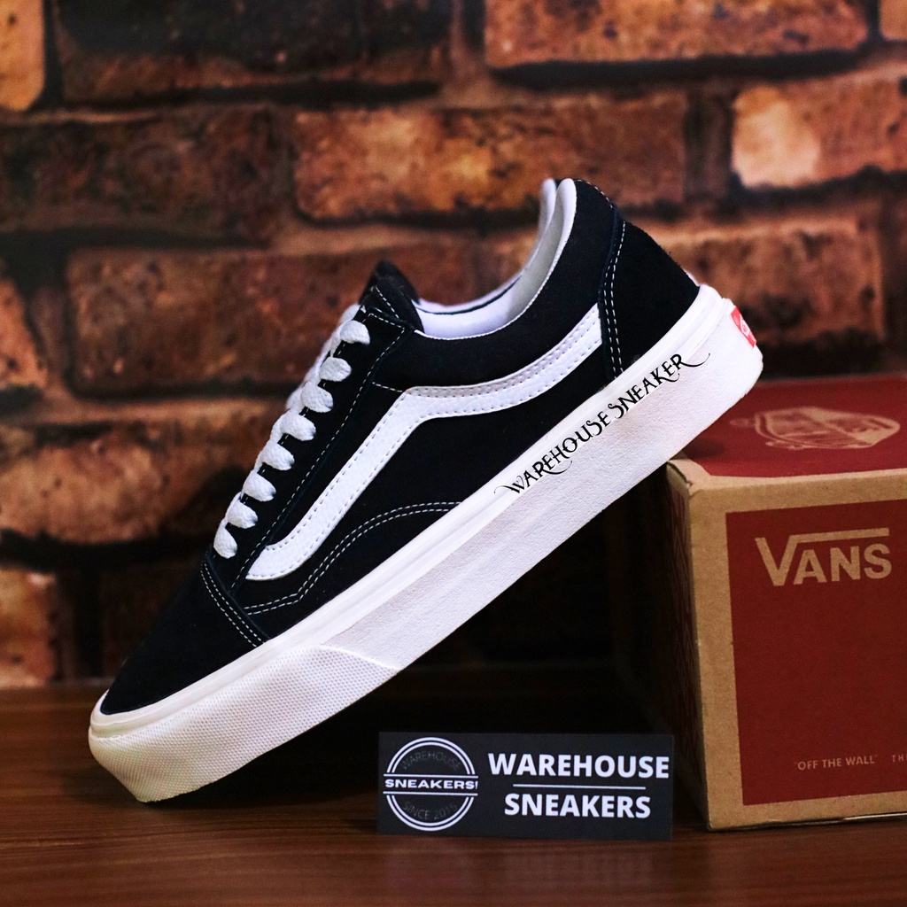 Sepatu Old SKool Og Black White Sepatu Sneakers Old School OldSkool Hitam Putih