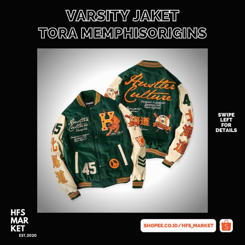 VARSITY JAKET - TORA MEMPHISORIGINS 100%ORIGINAL