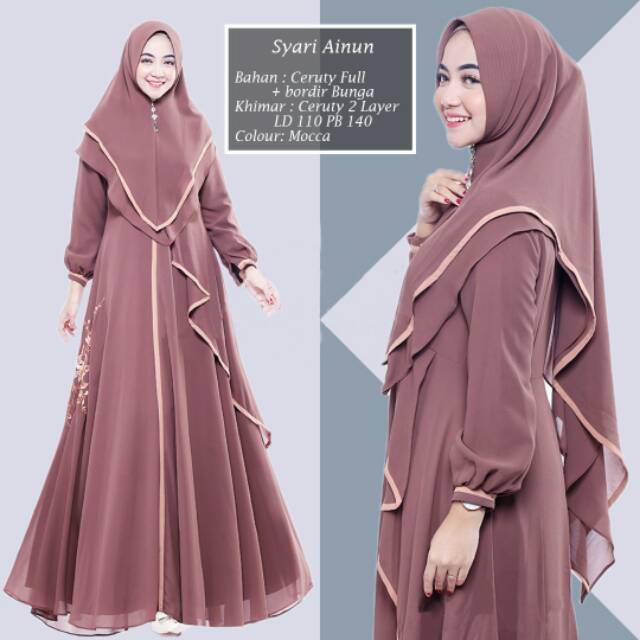 GAMIS SET AINUN SYARI PREMIUM