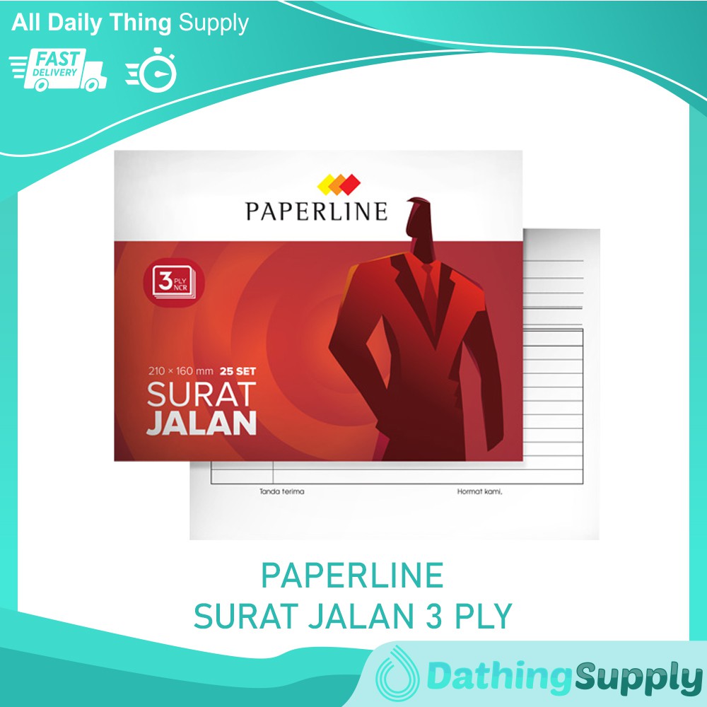 

Paperline Surat Jalan 3 Ply / Buku Surat Jalan NCR PPL 3 Rangkap Besar