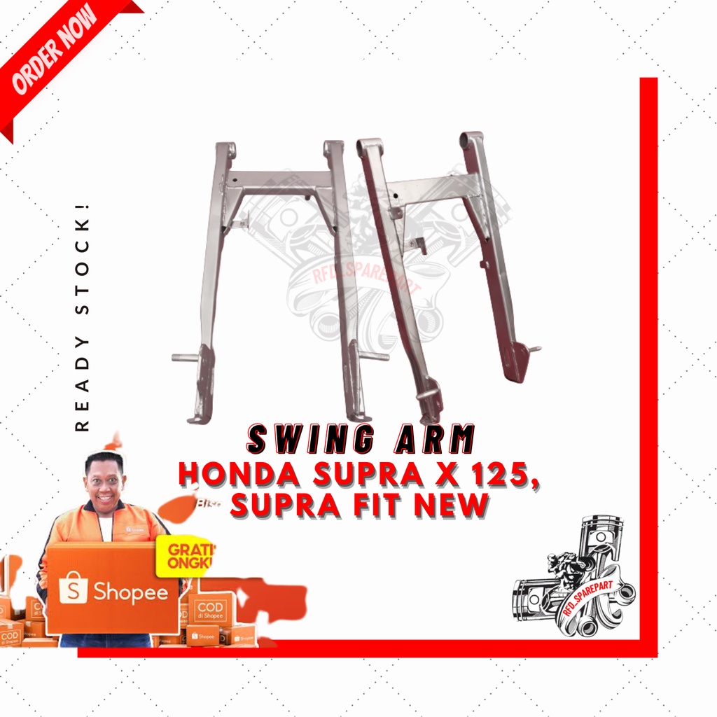 Fork Swing Arm arem Motor Honda Supra X 125 Murah Lengan Ayun Garpu belakang Supra Fit New Crom