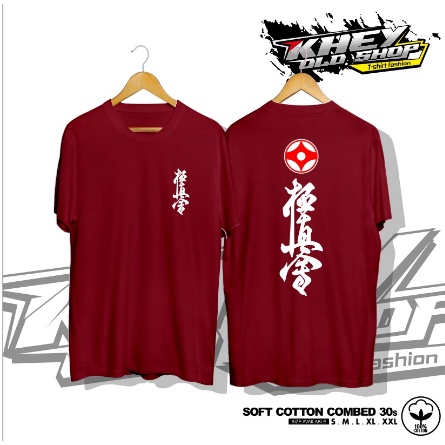 Kaos Baju Karate Fight Fighter Kyokushin Karate Kaos Sport Keren Murah --SM