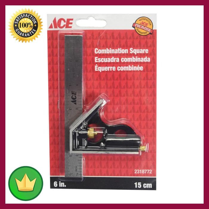 

[PROMO EKSKLUSIF] Penggaris Siku Kombinasi 15 Cm DISKON