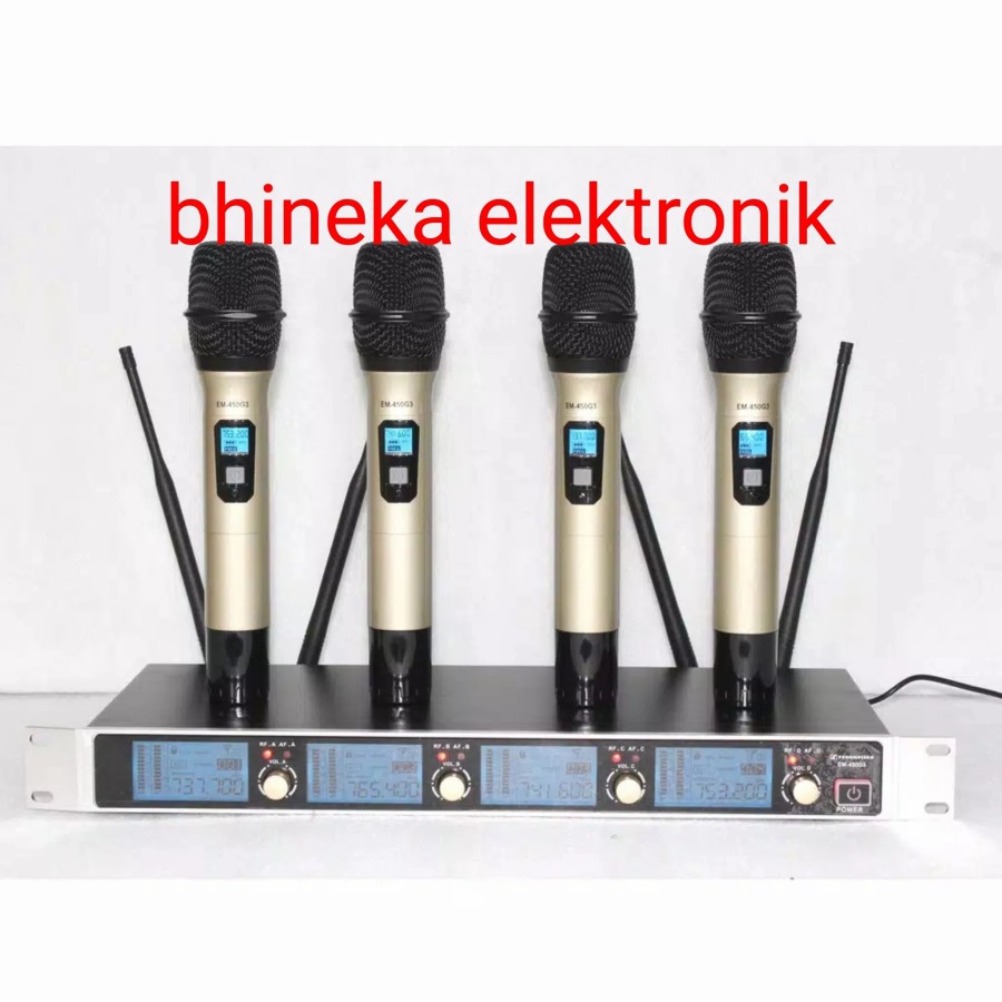 MIC WIRELESS SENNHEISER EM450G3 / EM 450G3 4BUAH MIC HANDHELD