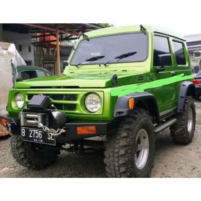 OVER FENDER JIMNY KATANA MODEL CJ PLES LAMPU SEIN ORI