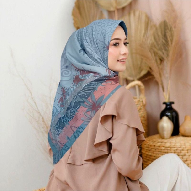 (cod)Hijab Denay/ Segiempat Denay/ Lasercut/ Kerudung Motif Baru/ Jilbab Denay