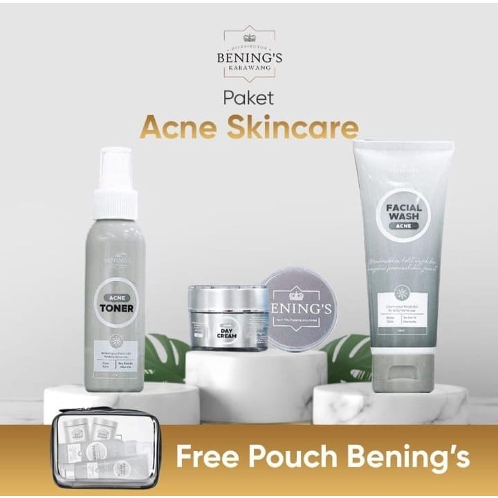 Bening’s Skincare PAKET ACNE by dr Oky pratama