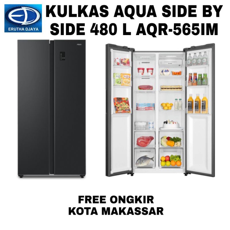 Kulkas AQUA Side by Side 480 L AQR565IM AQR-565IM