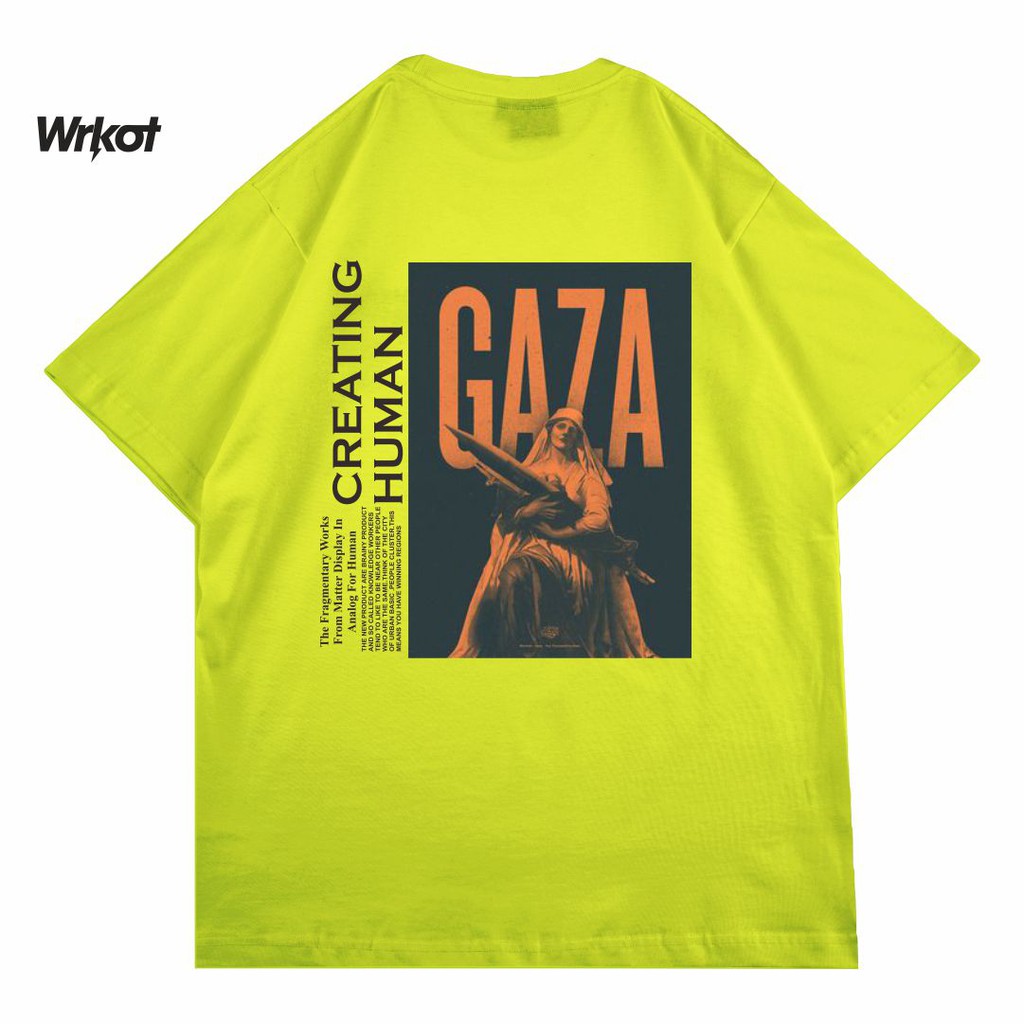Workout Streetwear (Bisa Cod) Kaos-Tshirt  Distro Workout Gaza Limited Edition Baju Pria dan Wanita