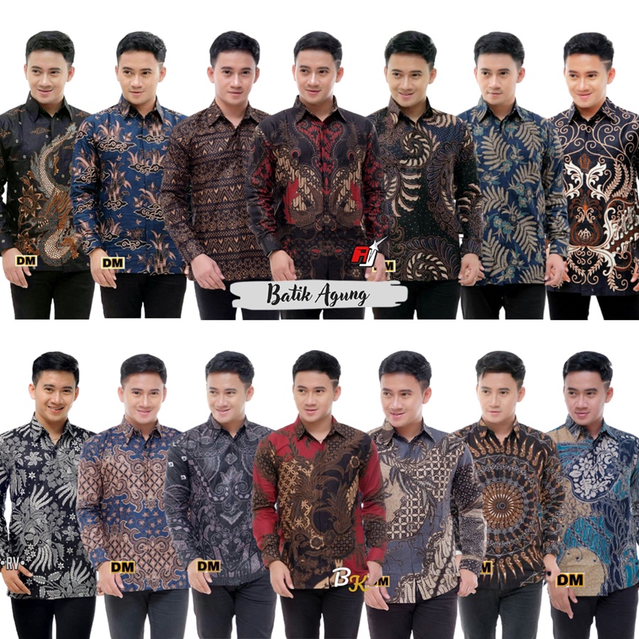 Pakaian Batik Pria Modern Elegan / Baju Batik Pria Kondangan Pernikahan / Batik Pria Dewasa Remaja-0