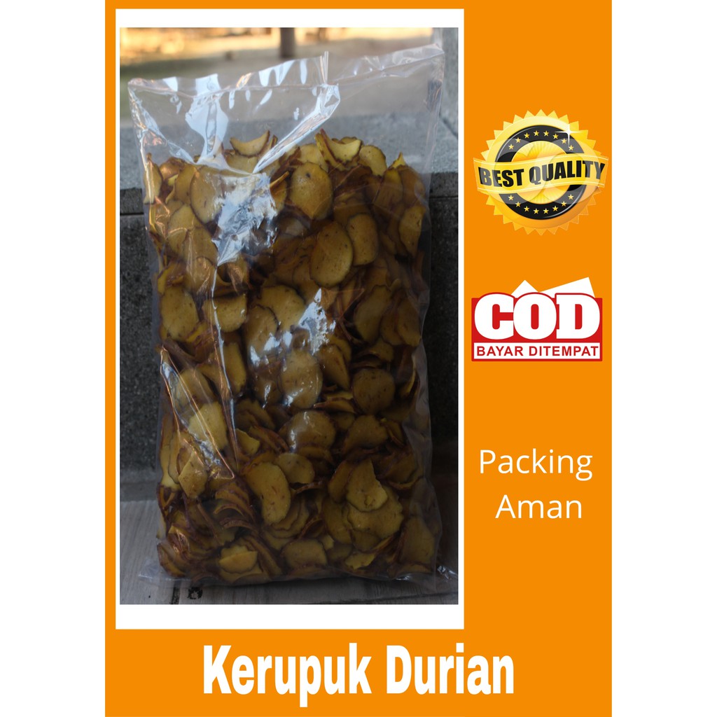 

KERUPUK/KERIPIK BUAH DURIAN (250-500gr) ENAK MURAH