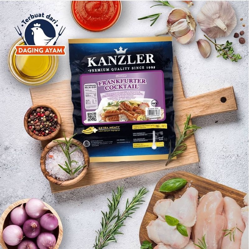 

Kanzler Sosis Ayam Frankfurter Cocktail | Premium