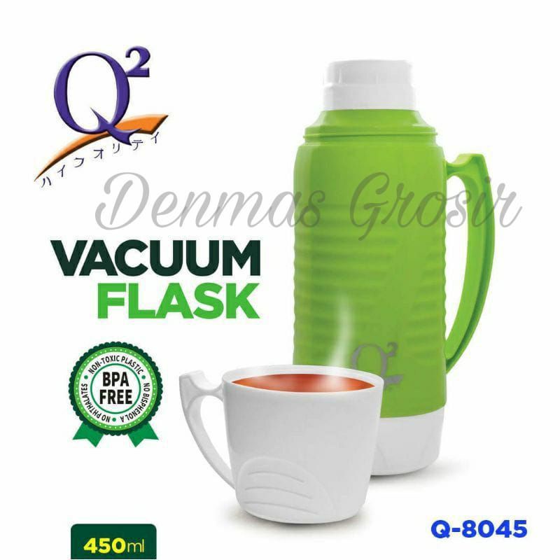 (COD) Termos Vacum Flash 1 liter Q2 / Termos Air Panas dan Dingin FREE BUBBLE/ Termos 1000ml dan 500ml / Termos Kaca Murah