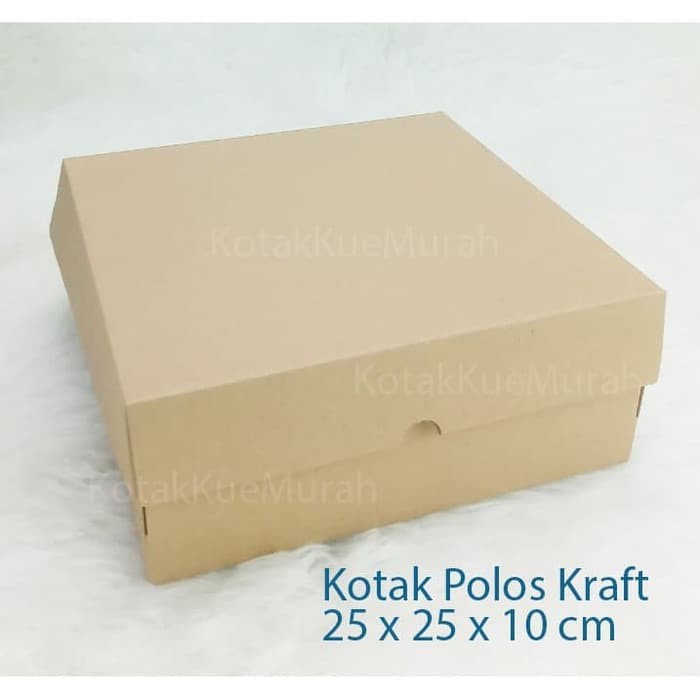 

[10PCS] Kotak / Dus / Kardus / Box Cake, Lapis Legit 25 X 25 x 10 Cm