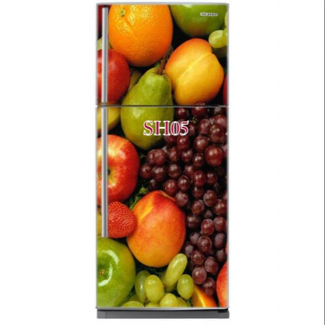 Sticker kulkas 2 pintu