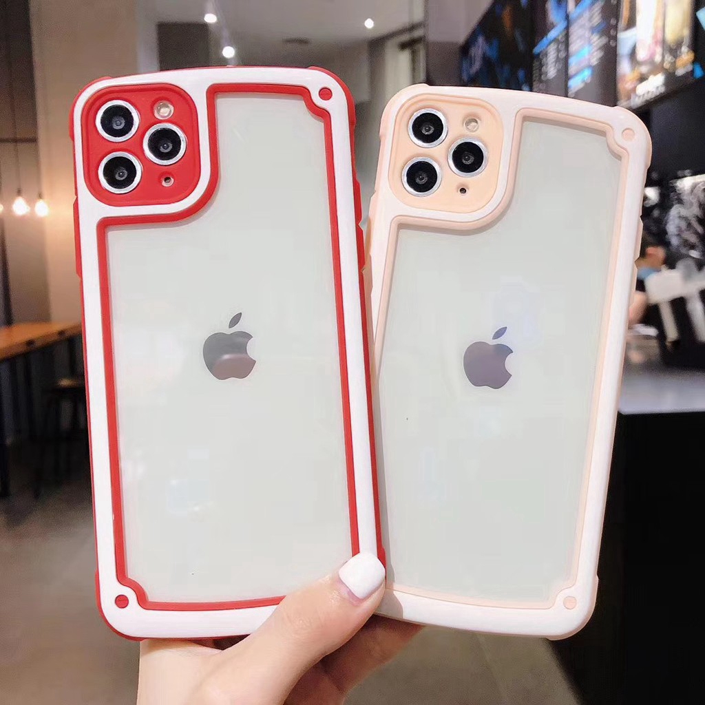 Case Bahan TPU Warna Permen Untuk iPhone SE2 6 6s 7 8 Plus X XS Max XR 11 Pro Max