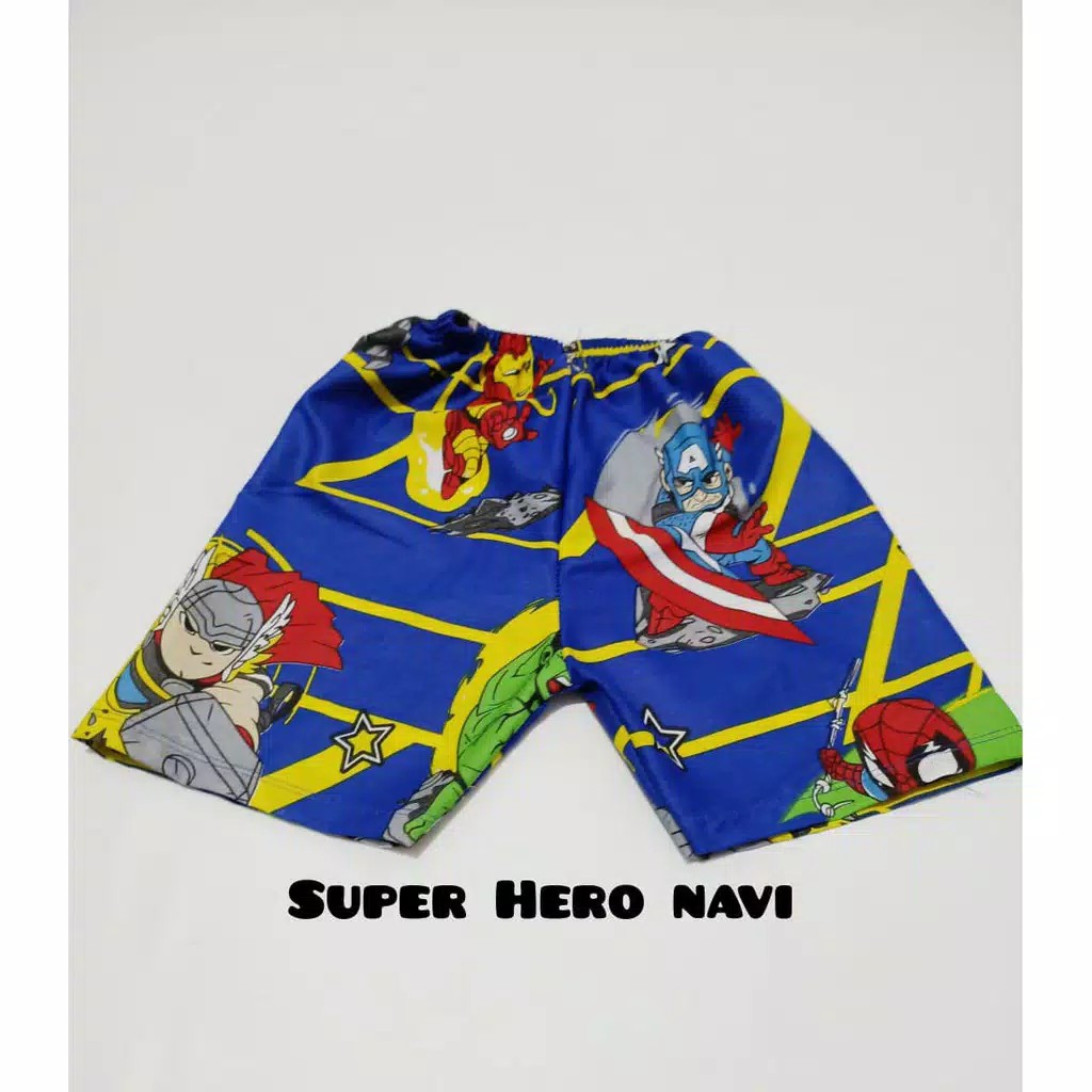 Celana Pendek Anak Motif Usia XS SS S M(0-6THN)