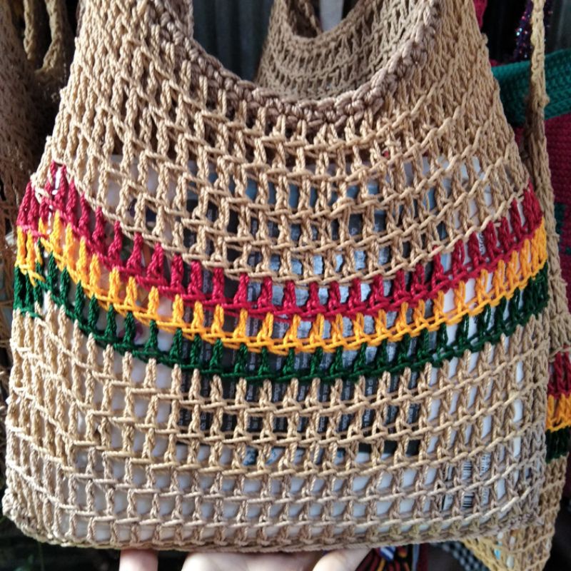 Tas Selempang Besar Noken Papua Handmade