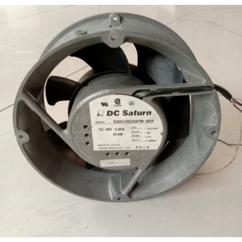 Kipas DC Fan Saturn 48V 0.95A 45W diameter 20cm model SADC48Z5APM-905