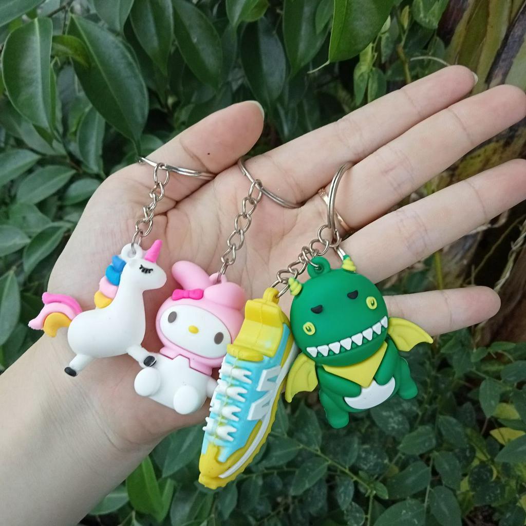 Gantungan Kunci Unicorn Ganci Kuda Poni Key Chain Karakter